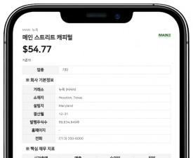 메인 스트리트 캐피털, 3분기 사모대출 1억 5720만 달러 신규·증액 약정
