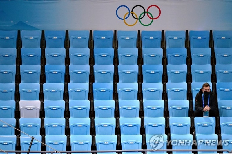 비어있는 베이징 올림픽 경기장[UPI 연합뉴스 자료사진]