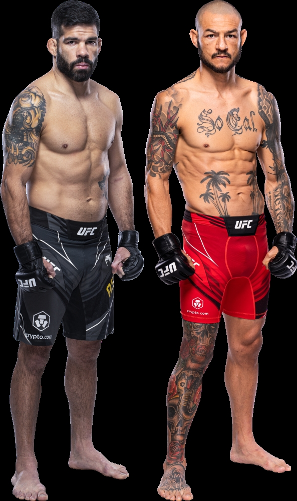승리한 아순사오(왼쪽)외 밴텀급 데뷔전에서 패한 스완슨(사진-UFC)