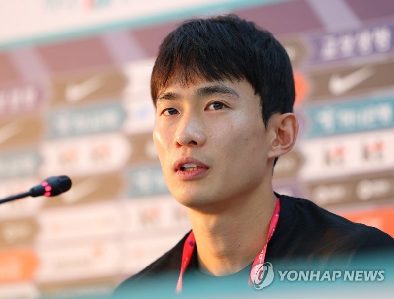 카타르 월드컵에 출전한 한국 선수 중 가장 빨리 뛴 김문환 [연합뉴스 자료사진] 