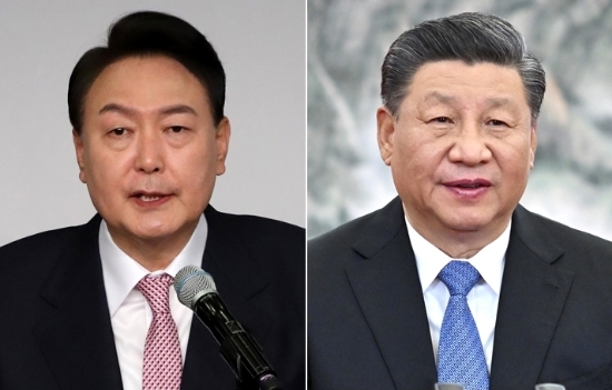 윤석열 대통령(왼쪽)과 시진핑 중국 국가주석 / 연합뉴스