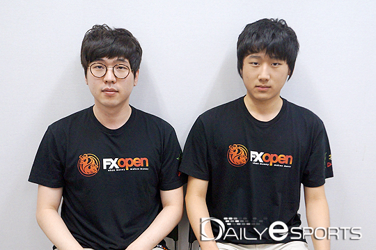 FXO 박태원(왼쪽)-김용민
