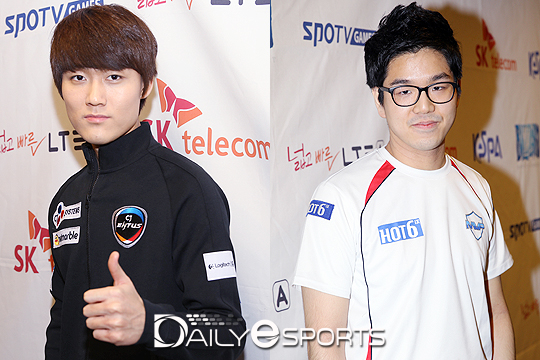 CJ 신동원(왼쪽)과 MVP 박수호.