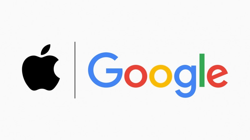 애플과 구글 로고(출처=애플 공식 홈페이지).