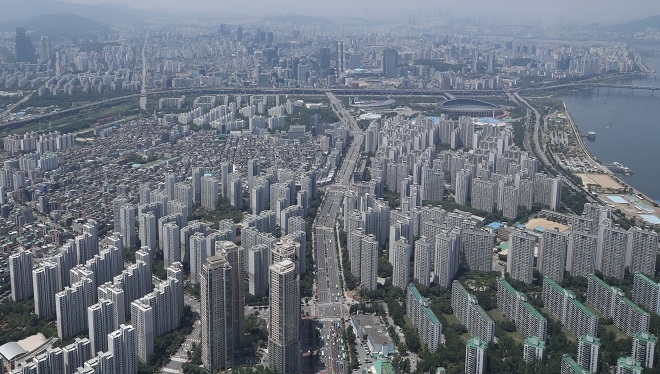 서울시내 대단위 아파트단지. [사진=연합뉴스]