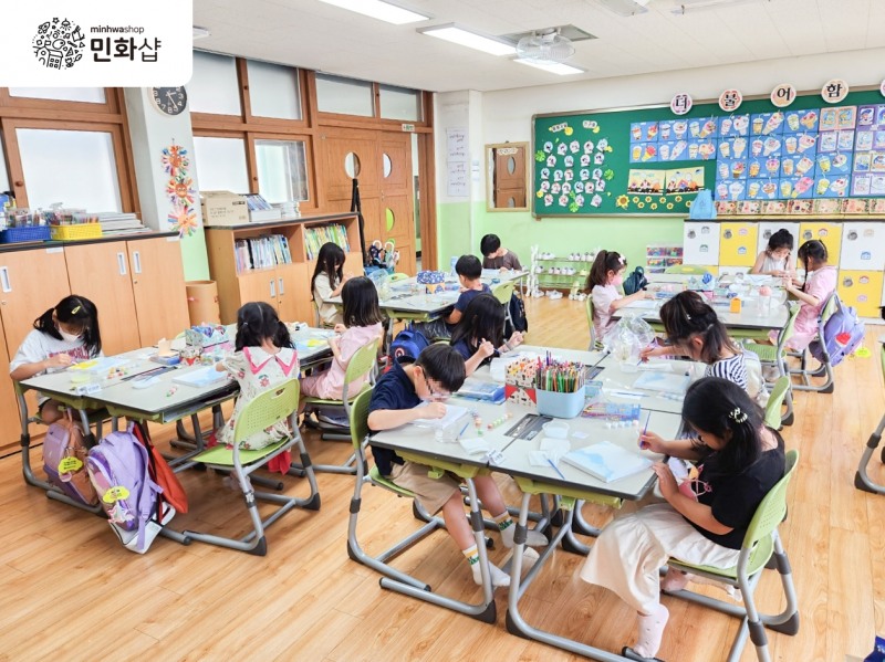 DIY 전문 브랜드 민화샵, 인천북부교육지원청과 초·중·고 24개교에 미술키트 지원