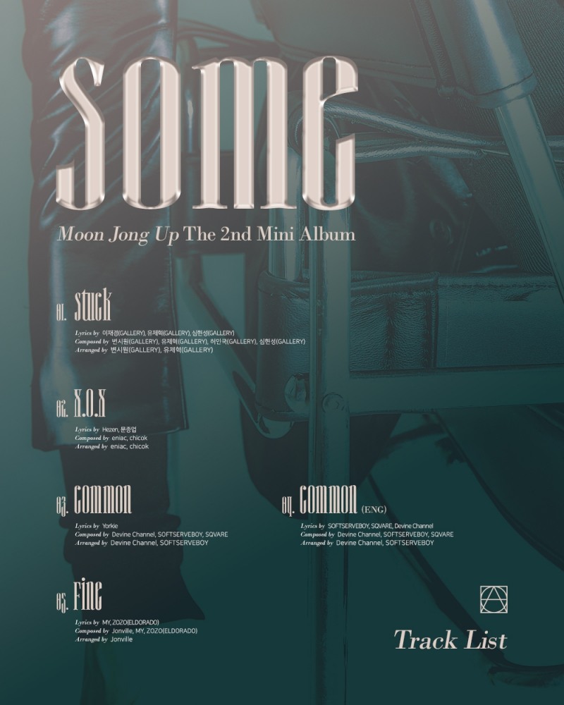 문종업, 미니 2집 트랙리스트 공개…타이틀곡은 ‘X.O.X’