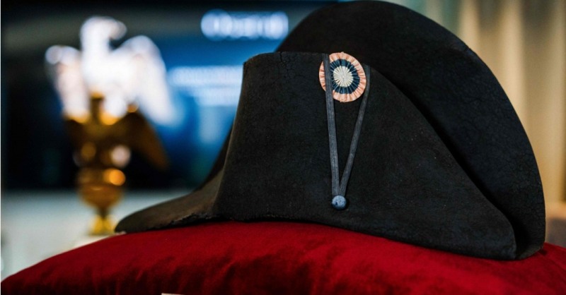 경매에 나온 나폴레옹의 모자(AFP=연합)