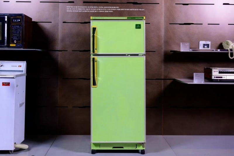삼성이노베이션뮤지엄에 기증된 '다목적 5S 냉장고'(삼성전자 제공)