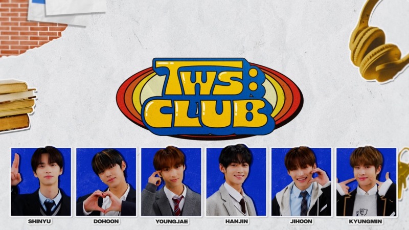 TWS, 첫 정규 자체 콘텐츠 예능 ‘TWS:CLUB’ 론칭…오프닝 타이틀 시퀀스 영상 공개