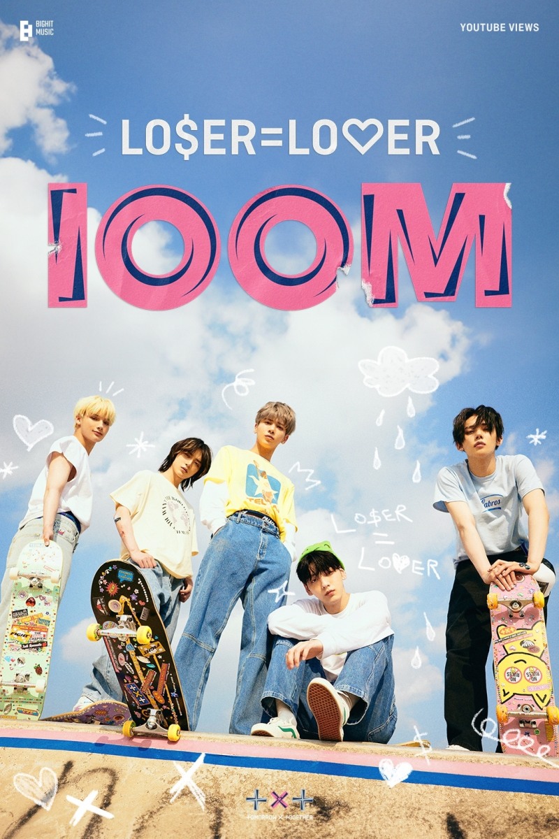투모로우바이투게더, 'LO$ER=LO♡ER' 뮤직비디오 1억 뷰 돌파…‘팀 통산 7번째 억대 조회 수 MV’