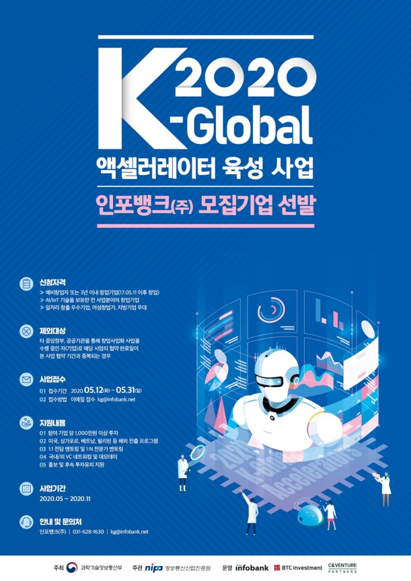 인포뱅크, ‘K-Global 액셀러레이터 육성사업’ 선정