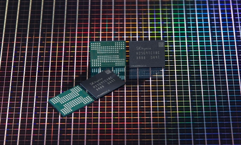 (사진=SK하이닉스) SK하이닉스가 개발한 176단 4D 낸드 기반 512Gb TLC