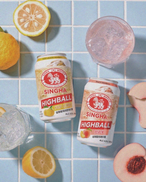 카브루, 음료·맥주 제조사 싱하와 협업 ‘싱하 하이볼' 2종 출시