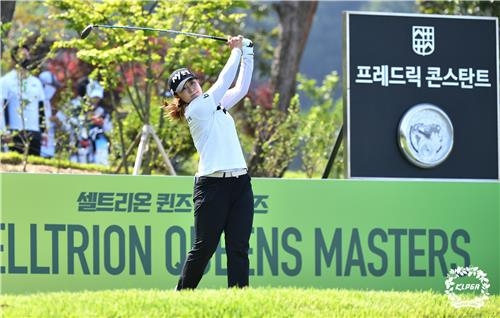 박소연의 2라운드 1번 홀 티샷 <br /> [KLPGA 제공]<br />