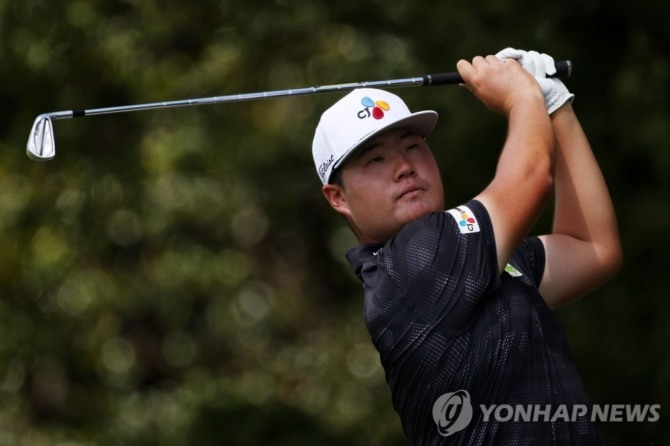 임성재의 1라운드 경기 모습 [게티이미지/AFP=연합뉴스]