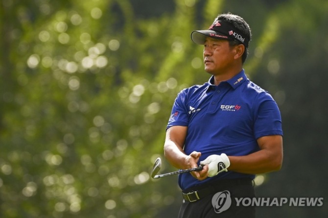 최경주의 최종 라운드 모습 [AFP=연합뉴스]