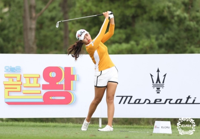 성유진의 2라운드 경기 모습 [KLPGA 제공]