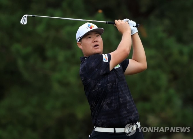 임성재의 1라운드 경기 모습 [게티이미지/AFP=연합뉴스]