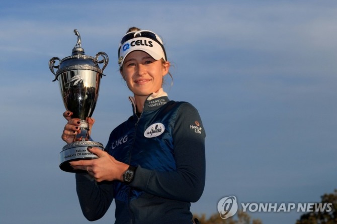 펠리컨 챔피언십 우승 당시 넬리 코다<br /> [게티이미지/AFP=연합뉴스]