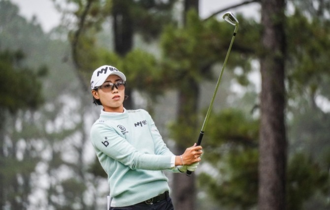 안나린의 6라운드 경기 모습<br /> [LPGA/Ben Harpring 제공]