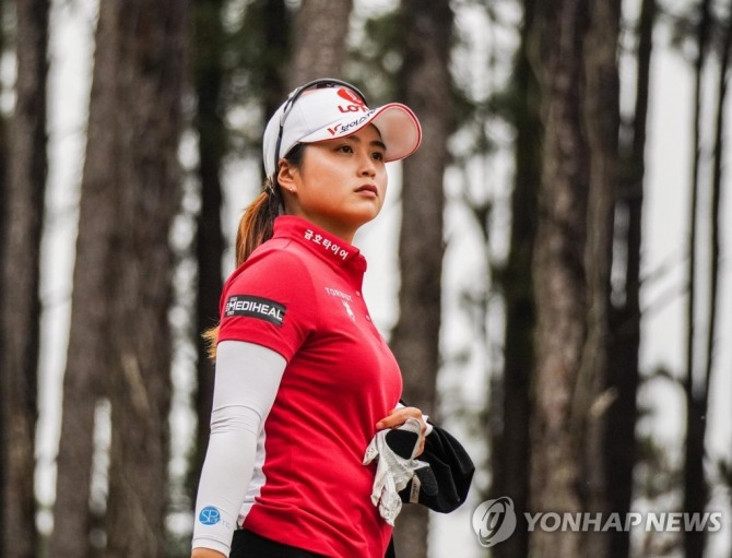 LPGA투어 데뷔전 3라운드에서 공동 7위에 오른 최혜진<br /> [LPGA/Ben Harpring 제공]