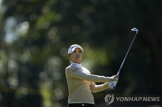 리디아 고의 최종 라운드 경기 모습[AP=연합뉴스]