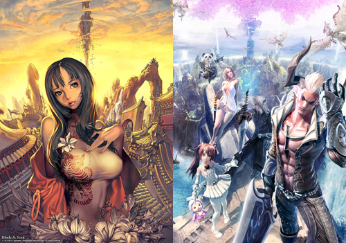 엔씨 블레이드앤소울 vs NHN 테라 첫 대결 승자는?