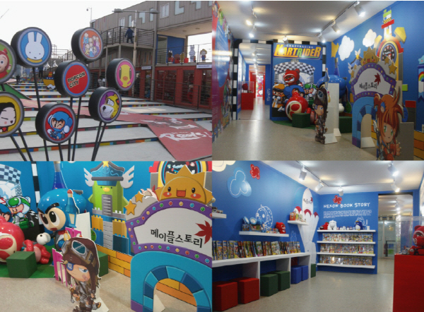 넥슨, '카트라이더-메이플스토리' 캐릭터 활용 전시관 오픈