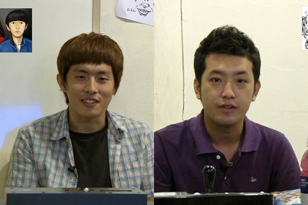 이말년 & 패션왕, 서로의 얼굴에 낙서질?