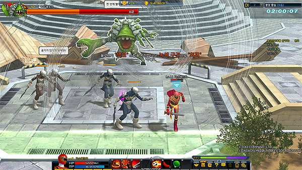 액션 RPG '파워레인저온라인' 스크린샷