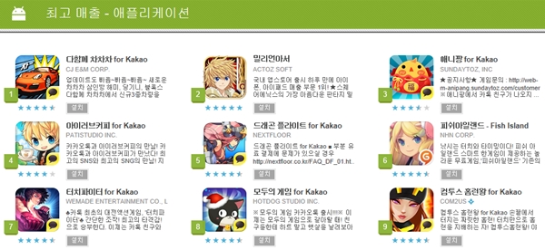 다함께차차차 국민게임 등극…'드플'도 꺾었다