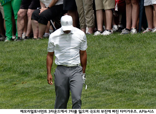 우즈 “이렇게 안 풀리나”