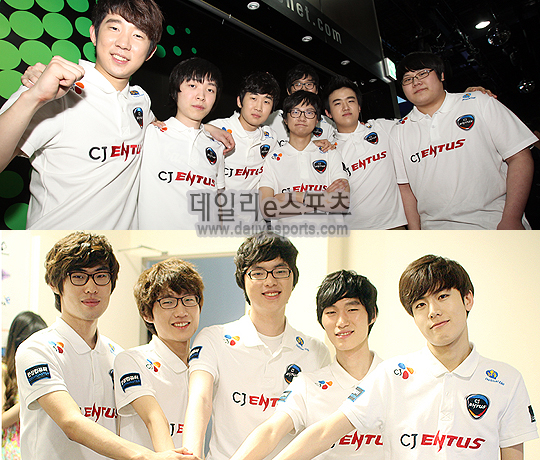 CJ 엔투스 LOL팀.