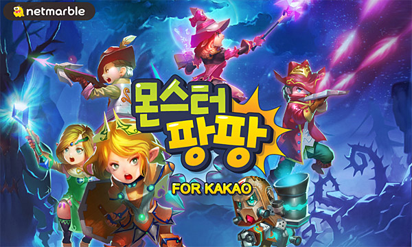 넷마블, 버블 액션게임 '몬스터팡팡' 카카오 게임하기 출시
