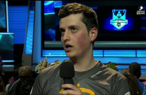 프나틱의 상단 라이너 'sOAZ' 폴 보이어(방송 화면 캡처).