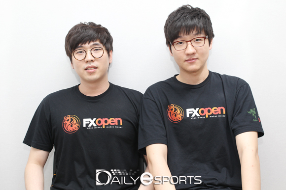 FXO 박태원(왼쪽)과 이경민