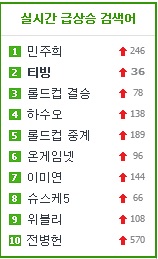 롤드컵 결승, 실시간 검색어 장악