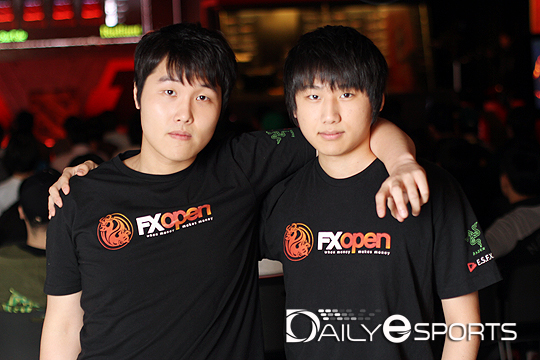 FXO 'QO' 김선엽(왼쪽)-'페비' 김용민