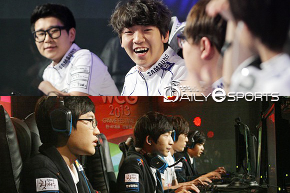WCG 이변의 진앙지끼리 만났다
