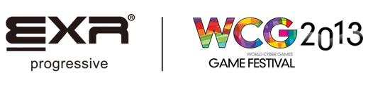EXR, WCG 2013 공식 스폰서로 참가