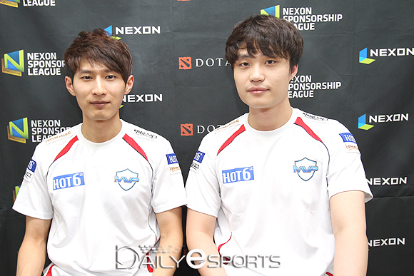 MVP 백지훈(왼쪽)-윤덕수