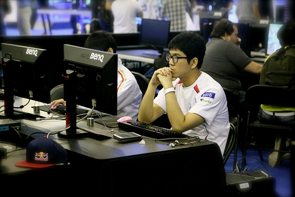 IEM 싱가포르에서 8강에 오른 MVP 박수호(사진제공=터틀 엔터테인먼트)
