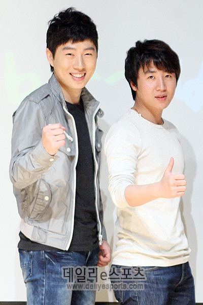 '더 지니어스2'에 함께 출연하는 임요환(왼쪽)과 홍진호.