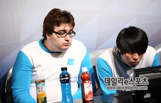 8게임단 시절 후안 로페즈(왼쪽)