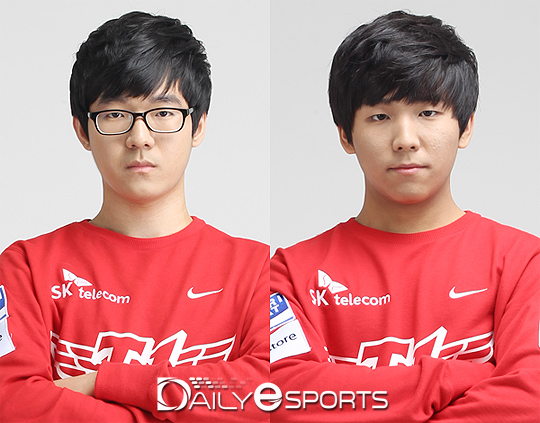 신예 테란 서태희(왼쪽)와 저그 박령우