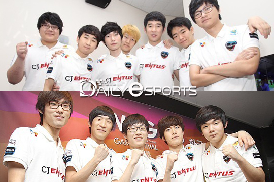 CJ 프로스트(위)와 블레이즈.