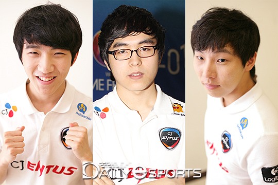 (왼쪽부터)김준호, 김정훈, 김정우