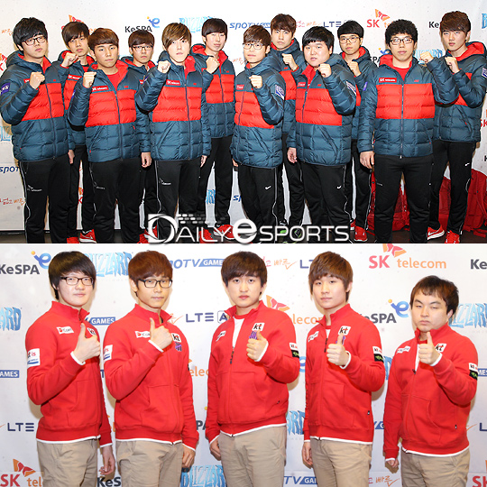 통신사 라이벌 SK텔레콤(위)과 KT