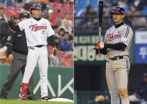 ▲LG의'신(新)빅5'의선두주자인이병규(사진좌)와박용택(사진우).사진│LG트윈스